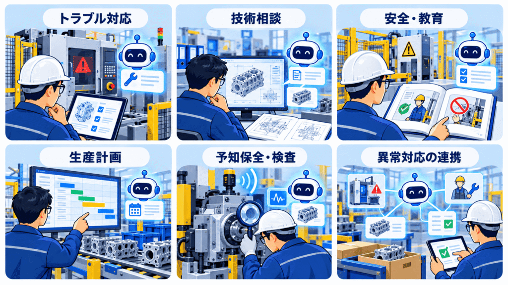 製造業のAIエージェント活用事例6選【始めやすい順に紹介】