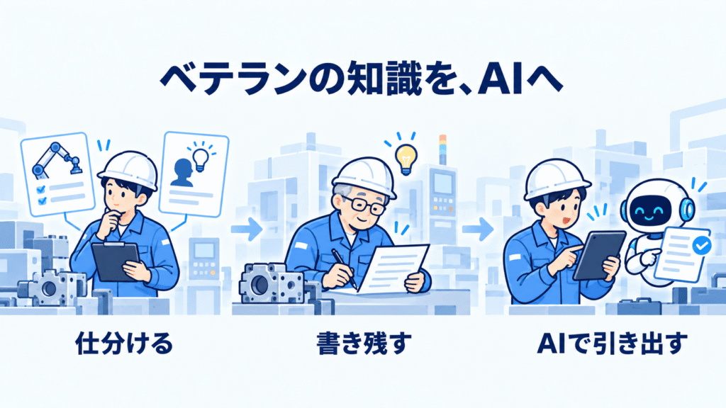 AI時代に価値が上がるのは「ベテランの知識をAIに渡せる人」【今日からできる3つの備え】